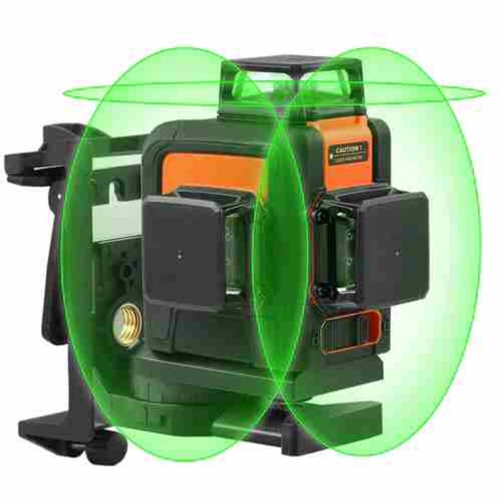 Tacklife Cross-Line Laser Level 360°, Horizontal and Vertical Alignment
